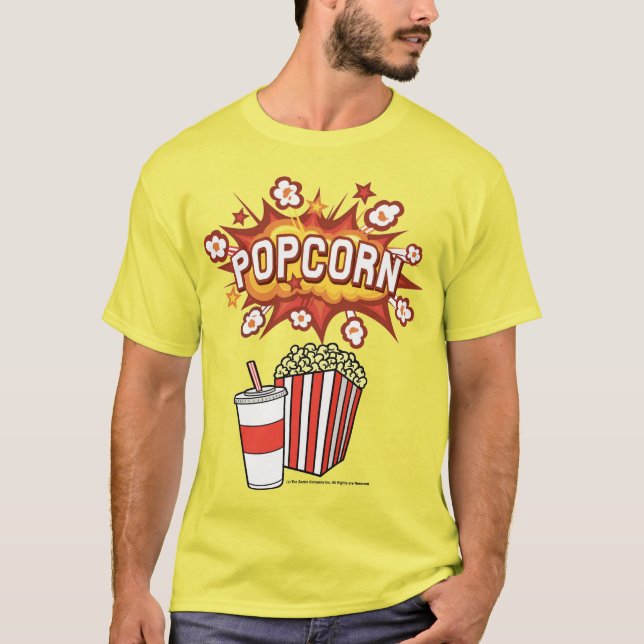 *POPCORN* Logo & Graphics T-Shirt (Front)