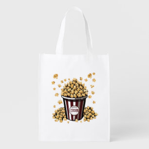 Popcorn Lover Grocery Bag