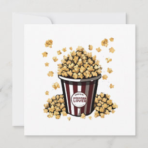 Popcorn Lover Invitation