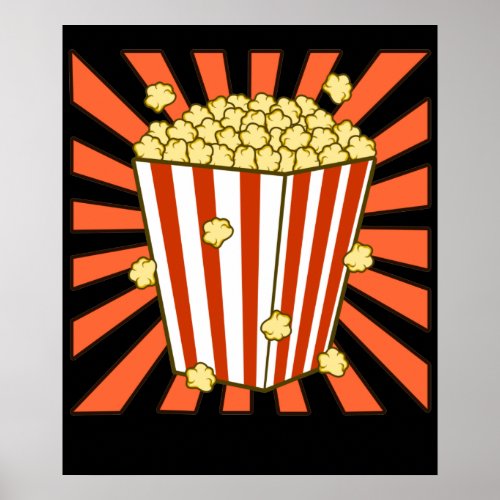 Popcorn Lover Popcorns Food Eater Graphic Poster