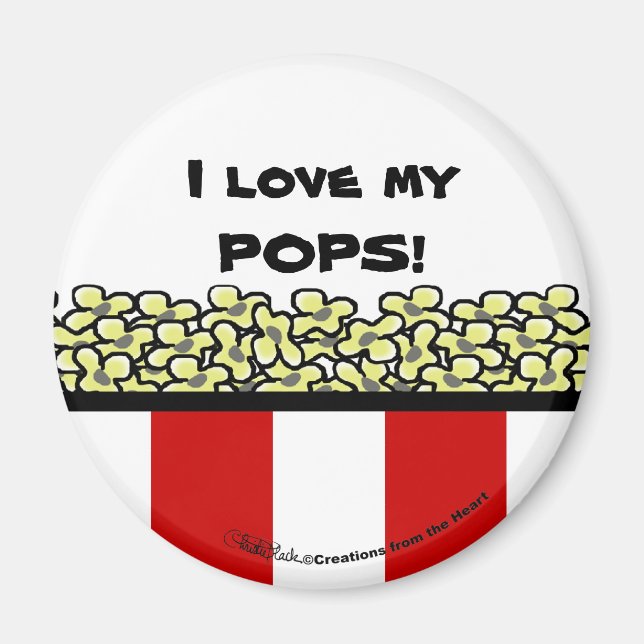 Popcorn Magnet (Front)