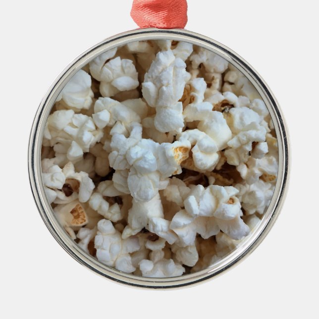 Popcorn Metal Ornament (Front)