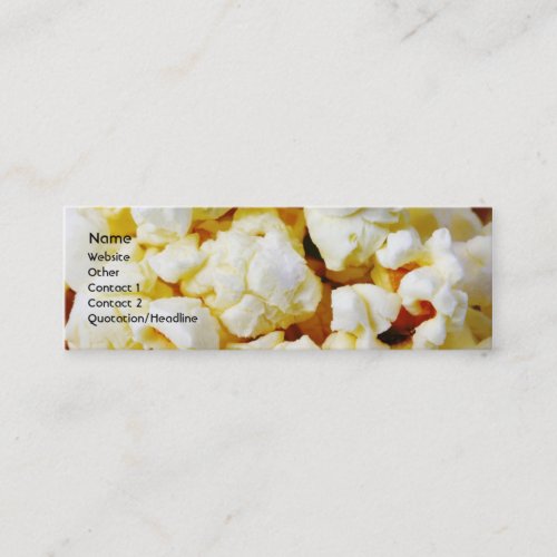 Popcorn Business Card