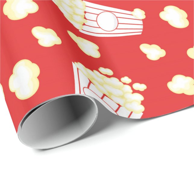 Popcorn Movie pattern wrapping paper (Roll Corner)