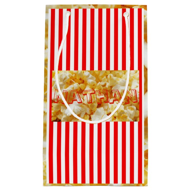 Popcorn movie theater  gift bag (Front)