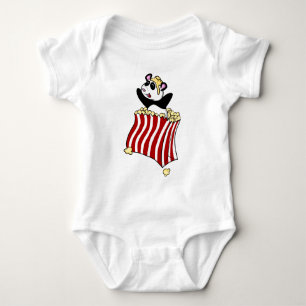 Popcorn Panda! Baby Bodysuit
