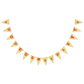 “Popcorn Party” Bunting Flags