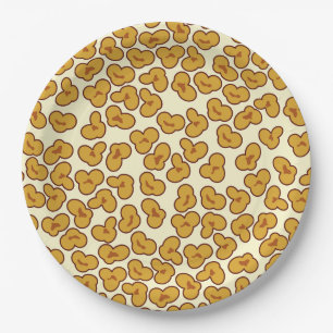 popcorn pattern paper plates