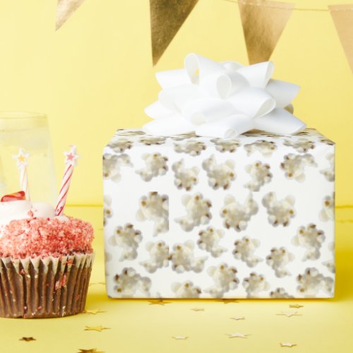 Popcorn pattern wrapping paper