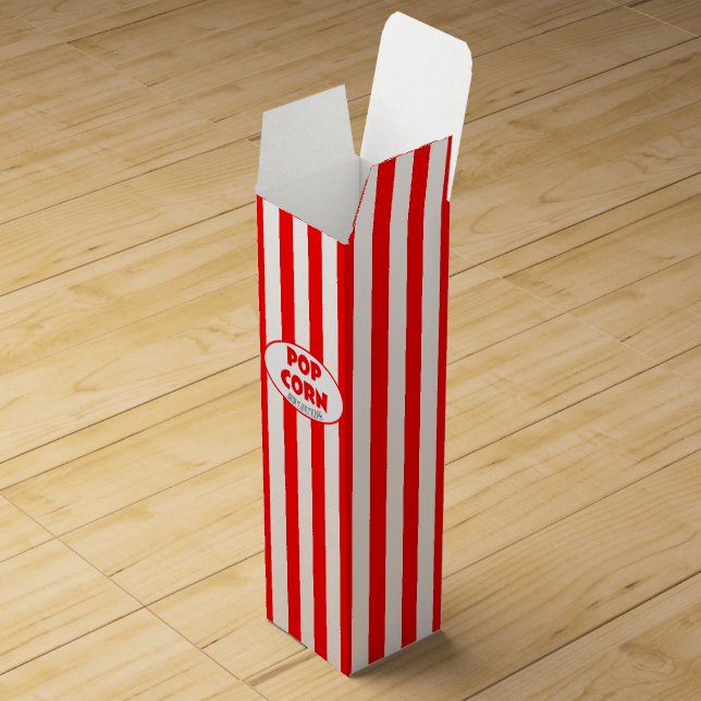 Popcorn Personalized Favor Box (Opened)