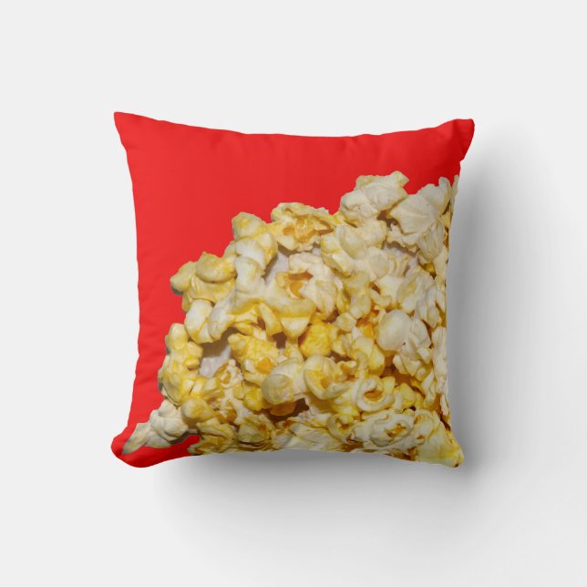 "Popcorn Pillow" JTG Art Pillow (Front)