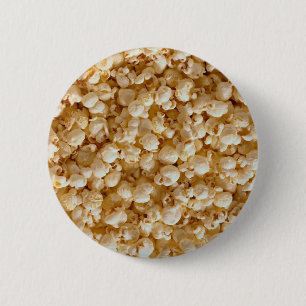 Popcorn Pinback Button