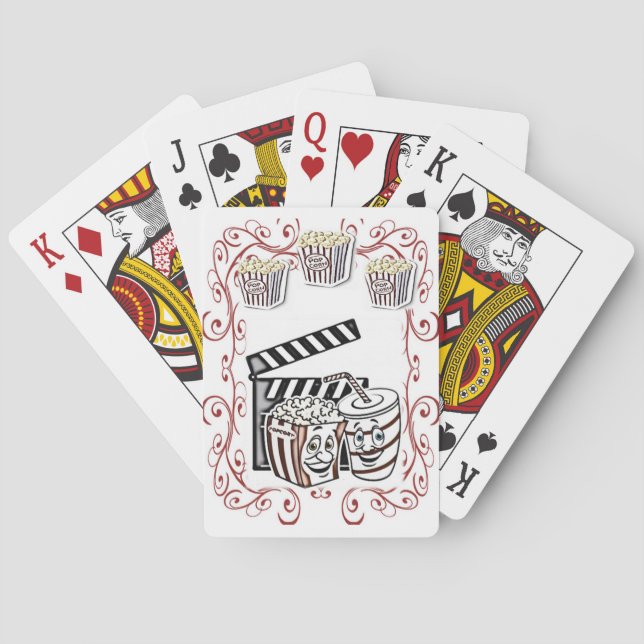 Popcorn Playing Card Deck (Back)