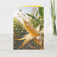 Popcorn Popping On a Corn Cob