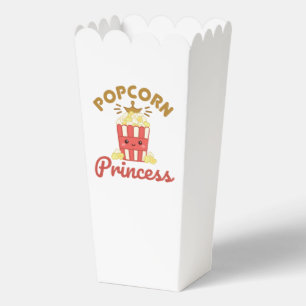 Popcorn Princess Movie Theater Popcorn Girls Women Favor Boxes