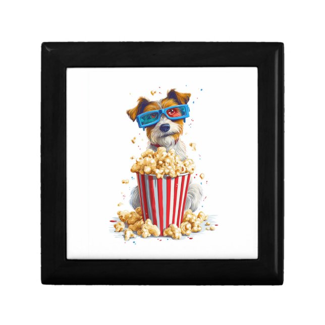 Popcorn Pup � Movie Night Dog Gift Box (Front)