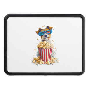 Popcorn Pup � Movie Night Dog Hitch Cover