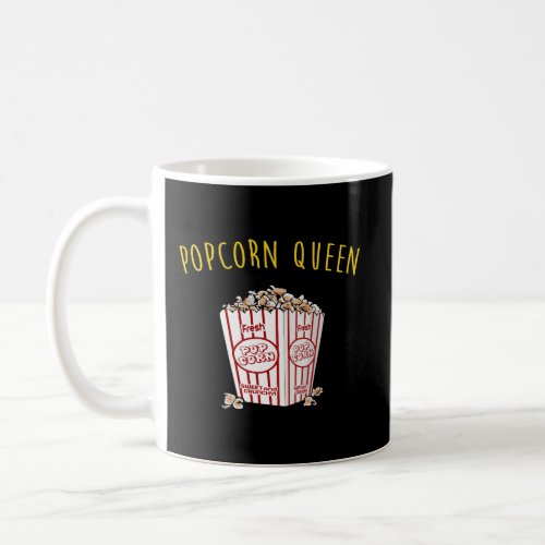 Popcorn Queen Funny Gift Coffee Mug