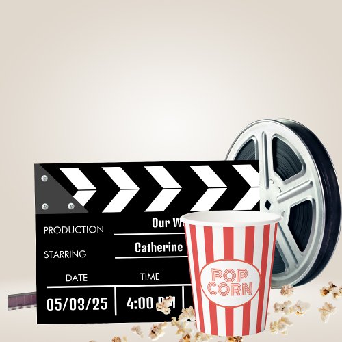 Popcorn Red and White Striped Movie Theme Party Paper Cups