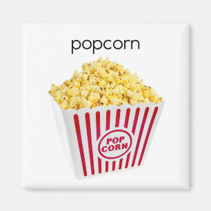 Popcorn Refrigerator Magnet