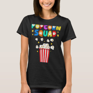Popcorn Squad Movie Theater Lover Theatre Nerd T-Shirt