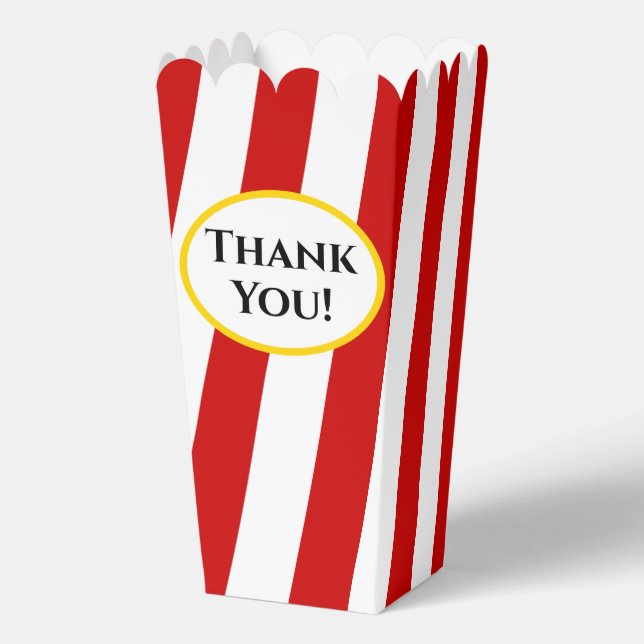 Popcorn styled favor boxes (Back)