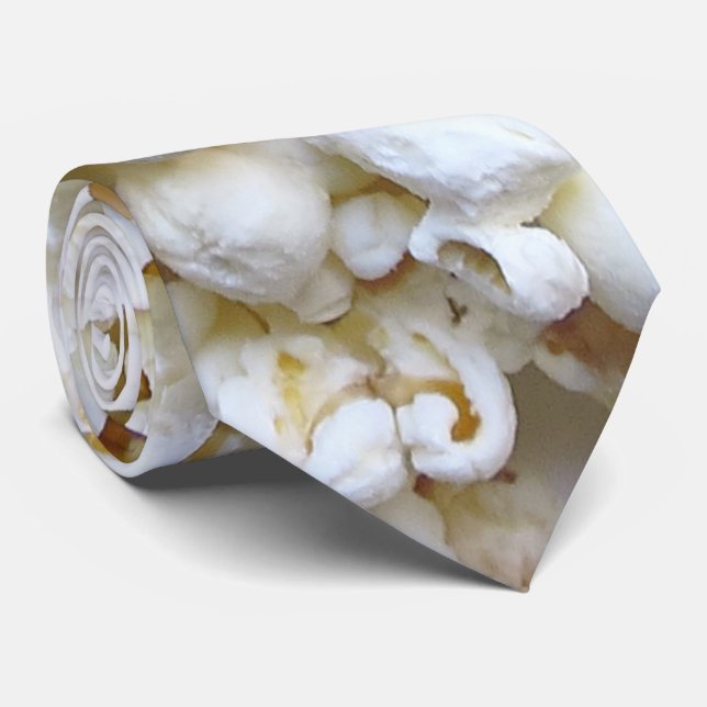 Popcorn Texture Photography Neck Tie (Rolled)