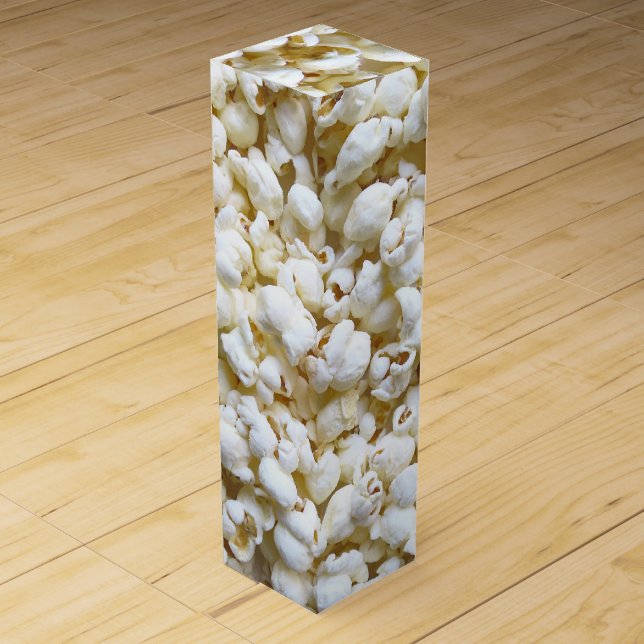 Popcorn Texture Photography Wine Gift Box (Front)
