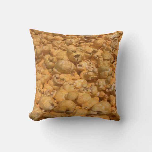 Popcorn Throw Pillow (Front)