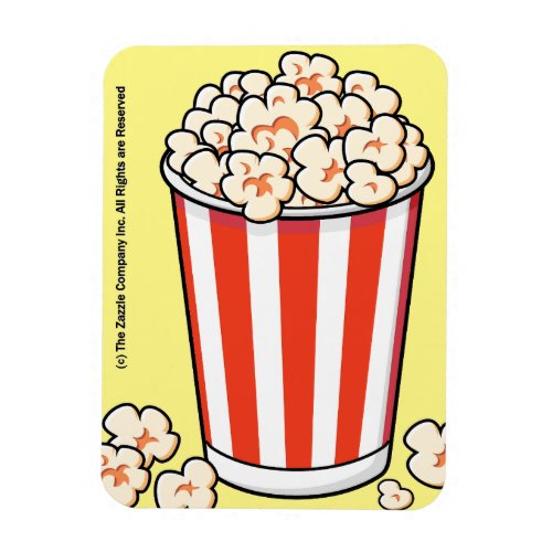 Popcorn Tub Flexible Magnet