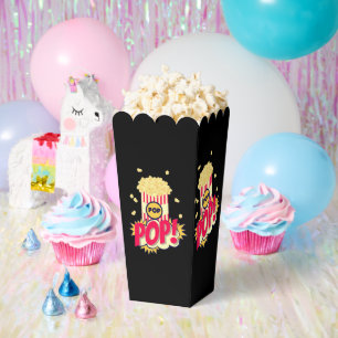 Popcorn Vintage Retro Funny Favor Boxes