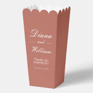 Popcorn Wedding Favor Box