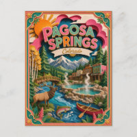 PopCut States Pagosa Springs Colorado Paper Art
