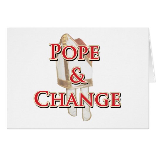 Pope And Change Cards (Front Horizontal)