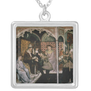 Pope and Emperor, c.1408-1410 Silver Plated Necklace