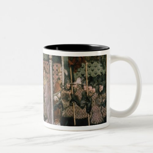 Pope and Emperor c1408_1410 Two_Tone Coffee Mug