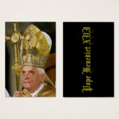 Pope Benedict XVI (Front & Back)