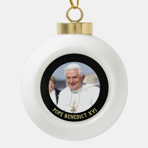 Pope Benedict XVI Christmas Tree Ornament