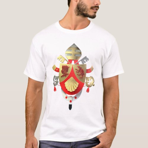 Pope Benedict XVI Coat of Arms T_Shirt