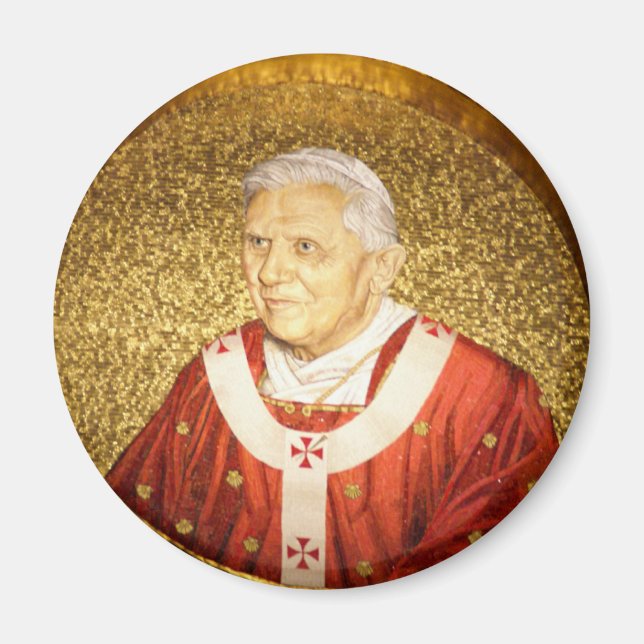 Pope Benedict XVI mosaic Magnet (Front)