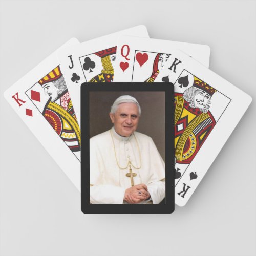 Pope Benedict XVI playing cards
