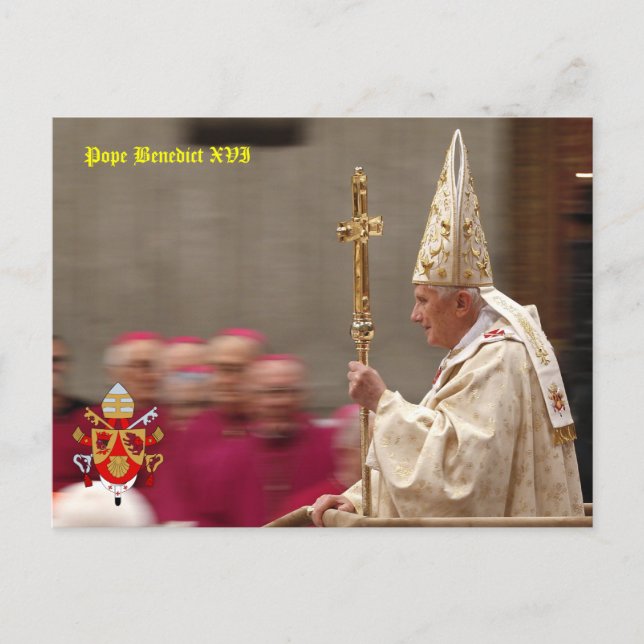 Pope Benedict XVI Postcard (Front)