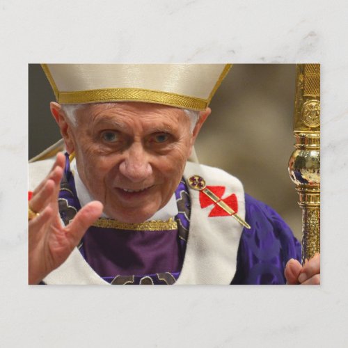 Pope Benedict XVI Postcard
