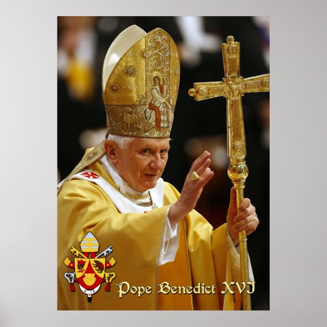 Pope Benedict XVI Poster (Front)