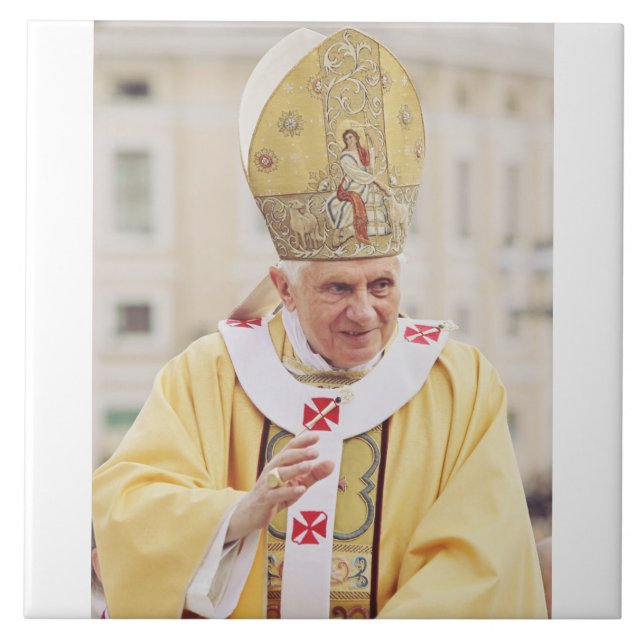 Pope Benedict XVI The Teacher of Truth Ceramic Tile (Front)