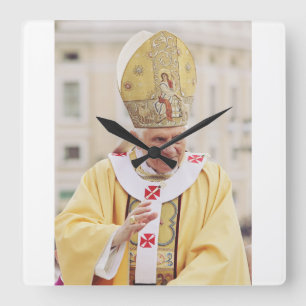 Pope Benedict XVI The Teacher of Truth Square Wall Clock