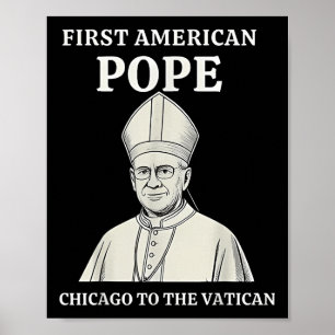 Pope Bobby Chicago – Funny Da Pope Catholic Humor  Poster