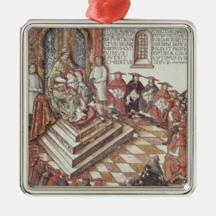 Pope Clement VII Metal Ornament