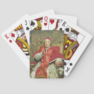 Pope Clement XIII (1693-1769) (oil on canvas) Poker Cards