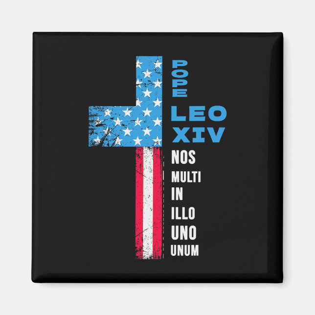 Pope Election Pontifex - Usa - Pope Leo Xiv  Magnet (Front)